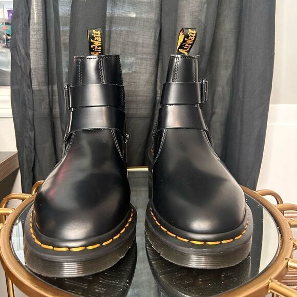 Dr. Martens JAIMES LEATHER HARNESS CHELSEA BOOTS NEW - Picture 5 of 5